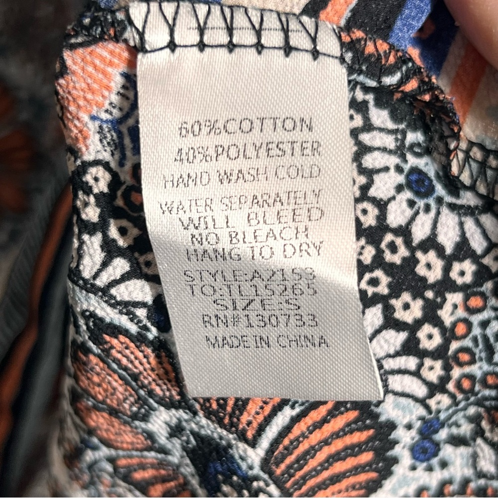 Umgee Multicolor Patterned Mini Dress - Picture 6 of 14